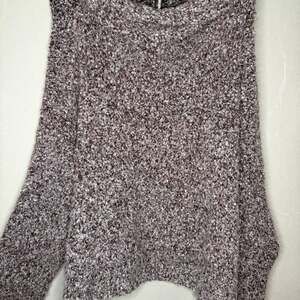 Free People BFF Cowl Neck Sweater in Purple Hyacinth